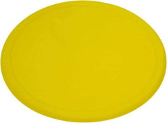 Rubbermaid - 10.3" Wide, Round Polyethylene Lid - Use with FG572300, FG572324, FG572400, FG572424 - Makers Industrial Supply