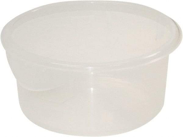 Rubbermaid - Round, Clear Polypropylene & Polycarbonate Food Storage Container - 10.6" High x 10" Wide - Makers Industrial Supply