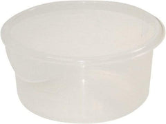 Rubbermaid - Round, Clear Polypropylene & Polycarbonate Food Storage Container - 10.6" High x 10" Wide - Makers Industrial Supply