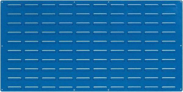 Triton - 48" Wide x 24" High, Blue Louvered Bin Panel - Use with LocBin - Makers Industrial Supply