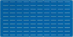 Triton - 48" Wide x 24" High, Blue Louvered Bin Panel - Use with LocBin - Makers Industrial Supply