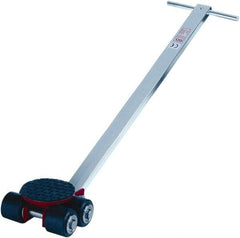 GKS - 6,600 Lb Capacity Steel Machine Dolly - 10.6" Long x 9.1" Wide x 4.3" High, 3.3" Wheels - Makers Industrial Supply