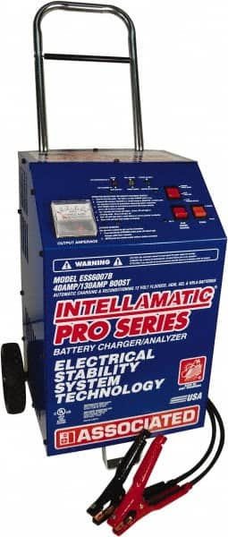 Associated Equipment - 12 Volt Automatic Charger/Maintainer - 40 Amps, 130 Starter Amps - Makers Industrial Supply