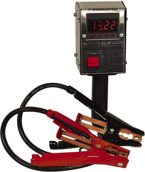 Associated Equipment - 12 Volt Battery Load Tester - 200 to 1,100 CCA Range, 2' Cable - Makers Industrial Supply