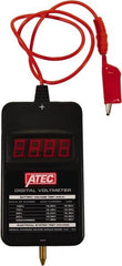 ATEC - 6/12 Volt Digital Battery & System Tester - 100 to 1,700 CCA Range, 1.6667' Cable - Makers Industrial Supply