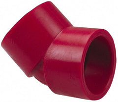 NIBCO - 4" PVDF Plastic Pipe Fitting - S x S End Connections - Makers Industrial Supply