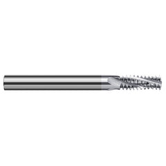 ‎0.3050″ Cutter Diameter × 0.6250″ (5/8″) Length of Cut Carbide Multi-Form 1/4″, 3/8″-18 NPT Thread Milling Cutter, 4 Flutes, TiB2 Coated