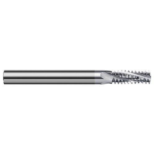 ‎0.1200″ Cutter Diameter × 0.3120″ (5/16″) Length of Cut Carbide Multi-Form #10-24 Thread Milling Cutter, 3 Flutes, TiB2 Coated - Exact Industrial Supply