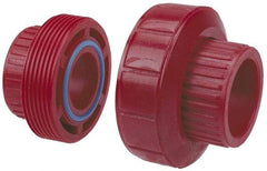 NIBCO - 2" PVDF Plastic Pipe Socket Union - Schedule 80, S x S End Connections - Makers Industrial Supply