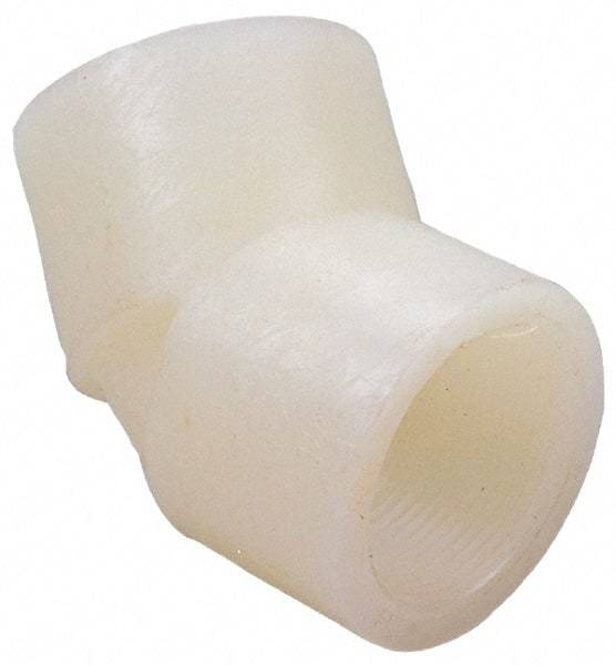 NIBCO - 1-1/2" PVDF Plastic Pipe 45° Elbow - Schedule 80, FIPT x FIPT End Connections - Makers Industrial Supply