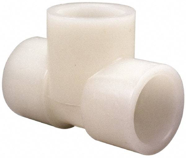 NIBCO - 4" PVDF Plastic Pipe Fitting - S x S x S End Connections - Makers Industrial Supply