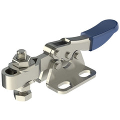 67 lbs Capacity - T-Handle - Adjustable U-Bar - Horizontal with Adjustable U-Bar - Hold Down Action Toggle Clamp