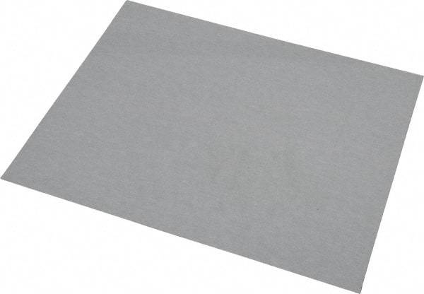 Made in USA - 240 Grit, Aluminum Oxide Sanding Sheet - 11" Long x 9" Wide, Very Fine Grade, A Weighted Backing - Makers Industrial Supply