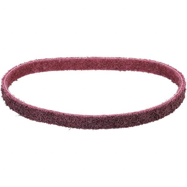 Dynabrade - 3/4" Wide x 18" OAL, Aluminum Oxide Abrasive Belt - Aluminum Oxide, Medium, Nonwoven, Cloth Backing - Makers Industrial Supply