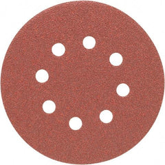 Porter-Cable - 5" Diam, 100 Grit, Aluminum Oxide Hook & Loop Disc - Fine Grade, Coated, C Weight Paper Backing, - Makers Industrial Supply