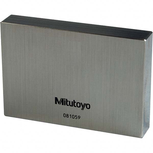 Mitutoyo - 100mm Steel Rectangular Gage Block - Makers Industrial Supply