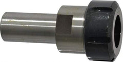 Scully Jones - 0.1181" to 0.7874" Capacity, 51.5mm Projection, Straight Shank, ER32 Collet Chuck - 101.5mm OAL, 1" Shank Diam - Exact Industrial Supply