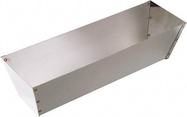 Hyde Tools - 12" Mud Hawk/Pan for Drywall/Plaster Repair - Stainless Steel - Makers Industrial Supply