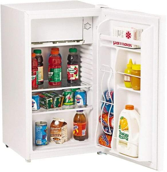 Avanti - 3.3 Cubic Ft. White Office Refrigerator - 18-1/2 Inch Wide x 17-1/2 Inch Deep x 33-1/2 Inch High - Makers Industrial Supply