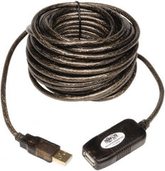 Tripp-Lite - 33' Long, USB A/A Computer Cable - Black, Male x Female - Makers Industrial Supply