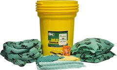 Brady SPC Sorbents - Chemical Neutralizer & Absorbent Spill Kit - 30 Gal Bucket - Makers Industrial Supply