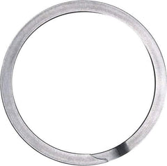 Rotor Clip - 2.12" Groove Diam, 2-1/4" Shaft Diam, Oil Stainless Steel, Spiral External Retaining Rings - 0.086" Groove Width, 0.065" Groove Depth, 0.078" Ring Thickness, Grade 302 - Makers Industrial Supply