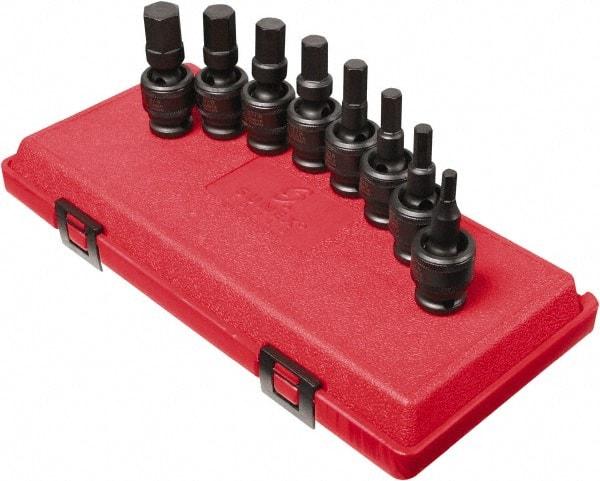 Sunex Tools - 8 Piece 1/2" Drive Inch Impact Hex Bit Socket Set - 1/4 to 3/4" Hex - Makers Industrial Supply