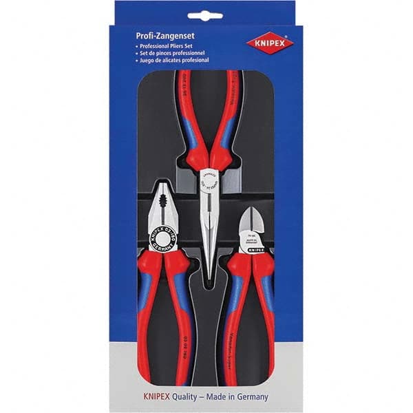 Knipex - Plier Sets Set Type: Assortment Number of Pieces: 3 - Makers Industrial Supply