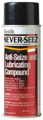 Bostik - 16 oz Aerosol Extreme Pressure Anti-Seize Lubricant - Copper, -297 to 1,800°F, Silver Gray, Water Resistant - Makers Industrial Supply