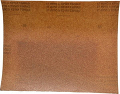 Norton - 80 Grit, Garnet Sanding Sheet - 11" Long x 9" Wide, Medium Grade, A Weighted Paper Backing - Makers Industrial Supply