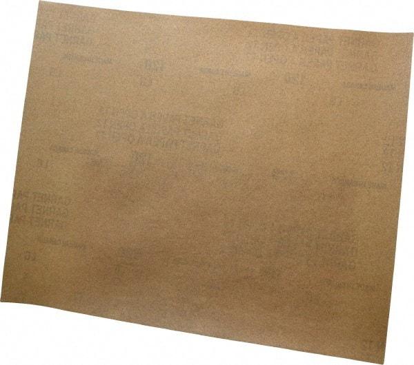 Norton - 120 Grit, Garnet Sanding Sheet - 11" Long x 9" Wide, Fine Grade, A Weighted Paper Backing - Makers Industrial Supply