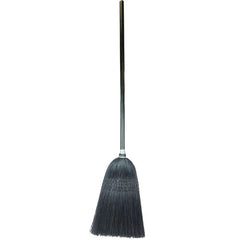 Light Industrial Upright Broom, 100 Percent Black Corn Fill, 56″ Overall Length - Makers Industrial Supply