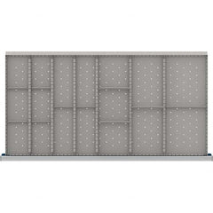 LISTA - 17-Compartment Drawer Divider Layout for 3.15" High Drawers - Makers Industrial Supply