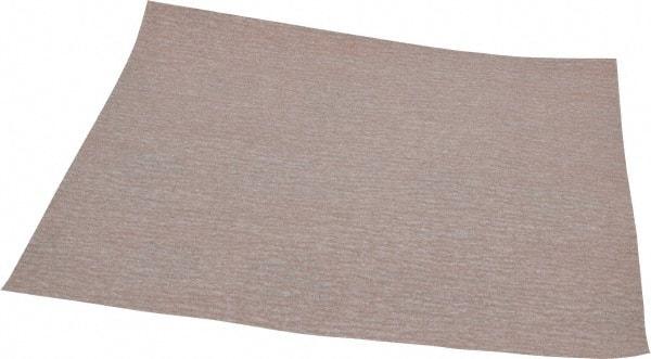 Norton - 240 Grit, Aluminum Oxide Sanding Sheet - 11" Long x 9" Wide, Very Fine Grade, B Weighted Paper Backing - Makers Industrial Supply