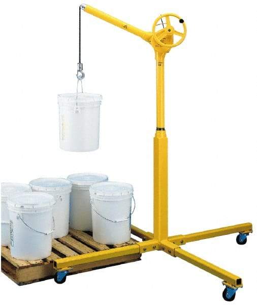 Sky Hook - 500 Lb Load Capacity, Steel Jib Crane - Swing Jib - Makers Industrial Supply