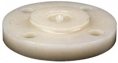 NIBCO - 3" Pipe, 7-1/2" OD, PVDF Blind Pipe Flange - Schedule 80, Natural - Makers Industrial Supply