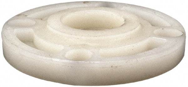 NIBCO - 4" Pipe, 9" OD, PVDF Blind Pipe Flange - Schedule 80, Natural - Makers Industrial Supply