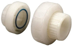 NIBCO - 2" PVDF Plastic Pipe Socket Union - Schedule 80, S x S End Connections - Makers Industrial Supply