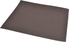 Made in USA - 320 Grit, Aluminum Oxide Sanding Sheet - 11" Long x 9" Wide, Extra Fine Grade, J Weighted Cloth Backing - Makers Industrial Supply