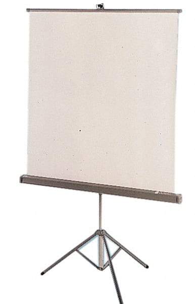 Quartet - Projection Screens Mount Type: Tripod Screen Width (Inch): 60 - Makers Industrial Supply