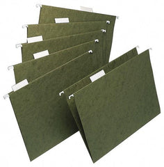 UNIVERSAL - 10 x 15", Legal, Green, Hanging File Folder - 1/3 Tab Cut Location - Makers Industrial Supply