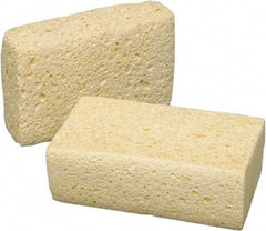 Ability One - 6-1/4" Long x 2-1/8" Wide x 1" Thick Scouring Sponge - Nonabrasive, Tan - Makers Industrial Supply