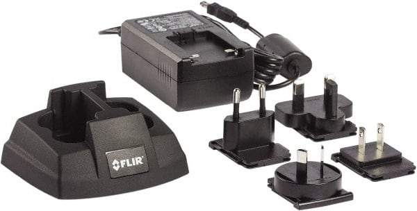 FLIR - Thermal Imaging Battery Charger - Use with FLIR T4xx Series Thermal Cameras & FLIR T4xxbx Series Thermal Cameras - Makers Industrial Supply