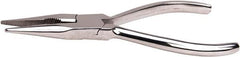 Aven - 6" OAL, 1-1/2" Jaw Length x 1-1/2" Jaw Width, Long Nose Multipurpose Pliers - Serrated Jaw, Crimper, Cutter & Stripper Head, Stainless Steel Handles - Makers Industrial Supply