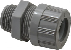 Woodhead Electrical - 6.35 to 9.53mm Capacity, Liquidtight, Straight Strain Relief Cord Grip - 3/4 NPT Thread, Nylon - Makers Industrial Supply