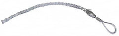 Woodhead Electrical - Flexible Eye, Closed Mesh, Steel Wire Pulling Grip - 20" Mesh, 1-1/2 to 1.74" Cable Diam - Makers Industrial Supply