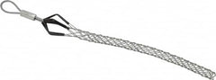 Woodhead Electrical - Flexible Eye, Closed Mesh, Steel Wire Pulling Grip - 7" Mesh, 0.37 to 0.49" Cable Diam - Makers Industrial Supply