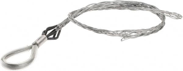 Woodhead Electrical - Flexible Eye, Closed Mesh, Steel Wire Pulling Grip - 26" Mesh, 1-1/2 to 1.99" Cable Diam - Makers Industrial Supply