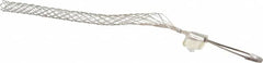 Woodhead Electrical - 1 to 1.24 Inch Cable Diameter, Tinned Bronze, Offset Loop Support Grip - 22 Inch Long, 1,680 Lb. Breaking Strength, 15 Inch Mesh Length - Makers Industrial Supply