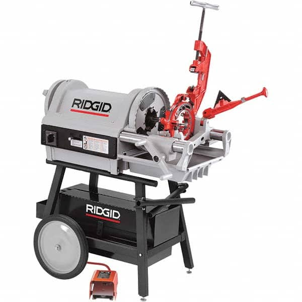 Ridgid - Pipe Threading Machines Maximum Pipe Size Capacity (mm): 100.00 Maximum Pipe Size Capacity (Inch): 4 - Makers Industrial Supply